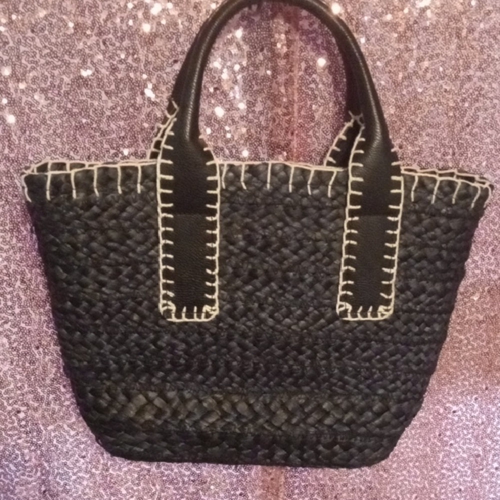 Universal Thread Black Woven Tote